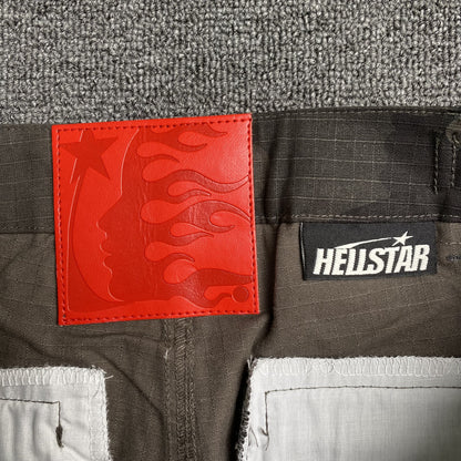 [New] Hellstar Camou Cargo Pants
