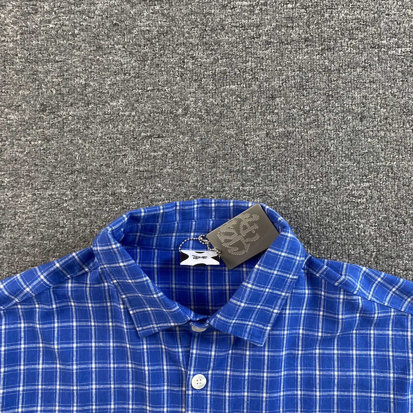 [New] Mertra Checkered Boxy Crop Polo