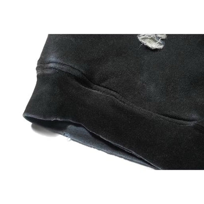 [New] Acne Studios Melange logo-print distressed Sweater