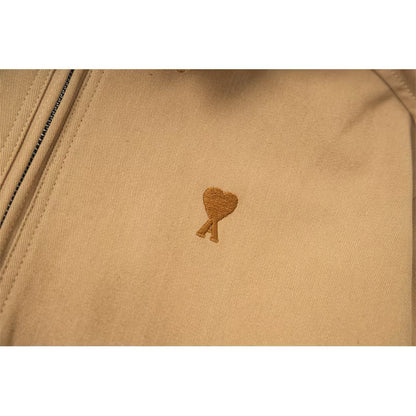 [New] Ami Small Heart Logo Cropped Jacket