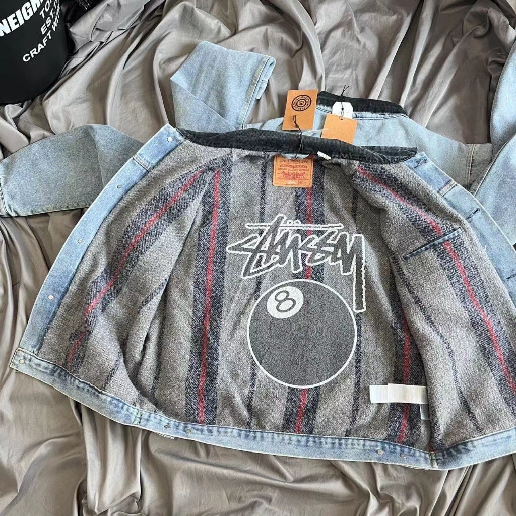 Stuss/y x Levis 8Ball Denim Jacket