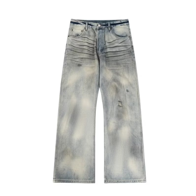 [New] Acne Studios Dirty Denim Wide Jeans