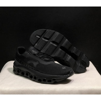 [New] On Cloud Monster Running Shoes (Triple Black)