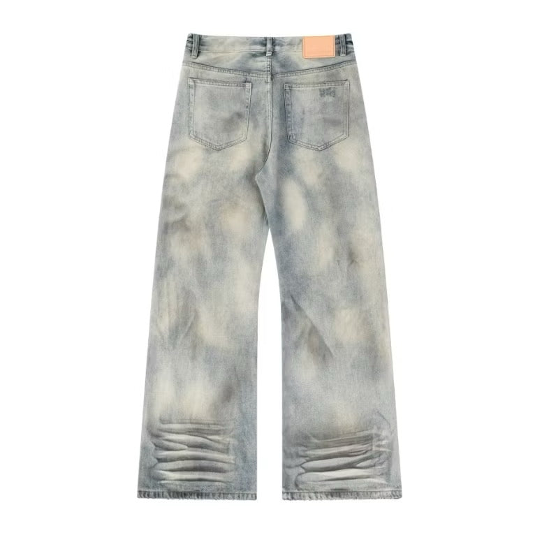 [New] Acne Studios Dirty Denim Wide Jeans
