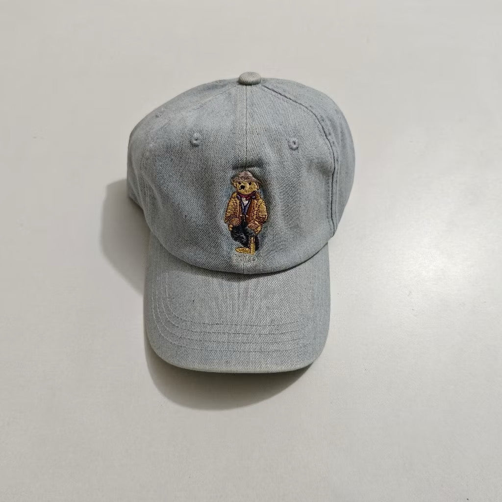 [New] Polo Ralph Lauren Bear Denim Cap