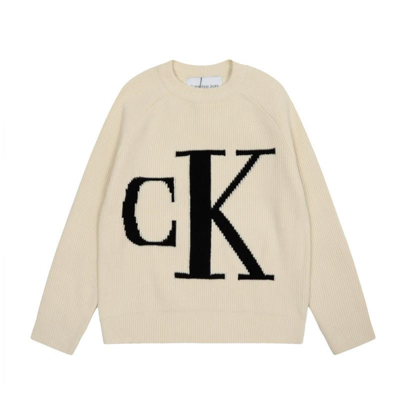 [New] Calvin Klein Big Logo Knitted Sweater