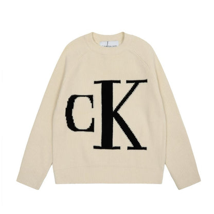 [New] Calvin Klein Big Logo Knitted Sweater