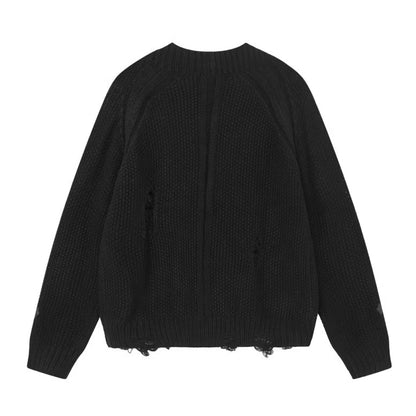 [New] Chrome Hearts Distressed Cardigan