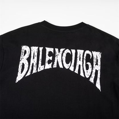 [New] Balenciaga Tropical Back Logo Tee