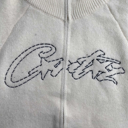 [New] Corteiz Allstarz Zip Up Knit Sweater