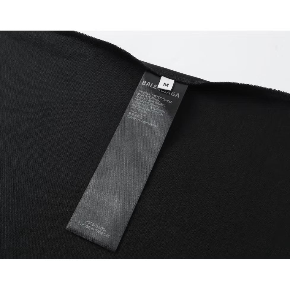 [New] Balenciaga Embroidered Logo Tee