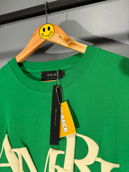 [New] Amiri Big Logo Tee (Green)