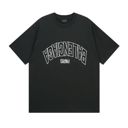 [New] Balenciaga Embroidered Logo Tee
