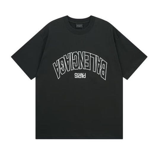 [New] Balenciaga Embroidered Logo Tee