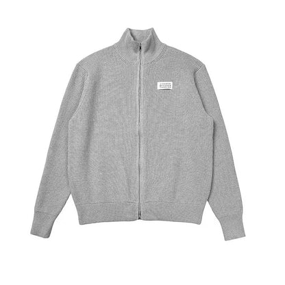 [New] Maison Margiela Full Zip Knit Sweater