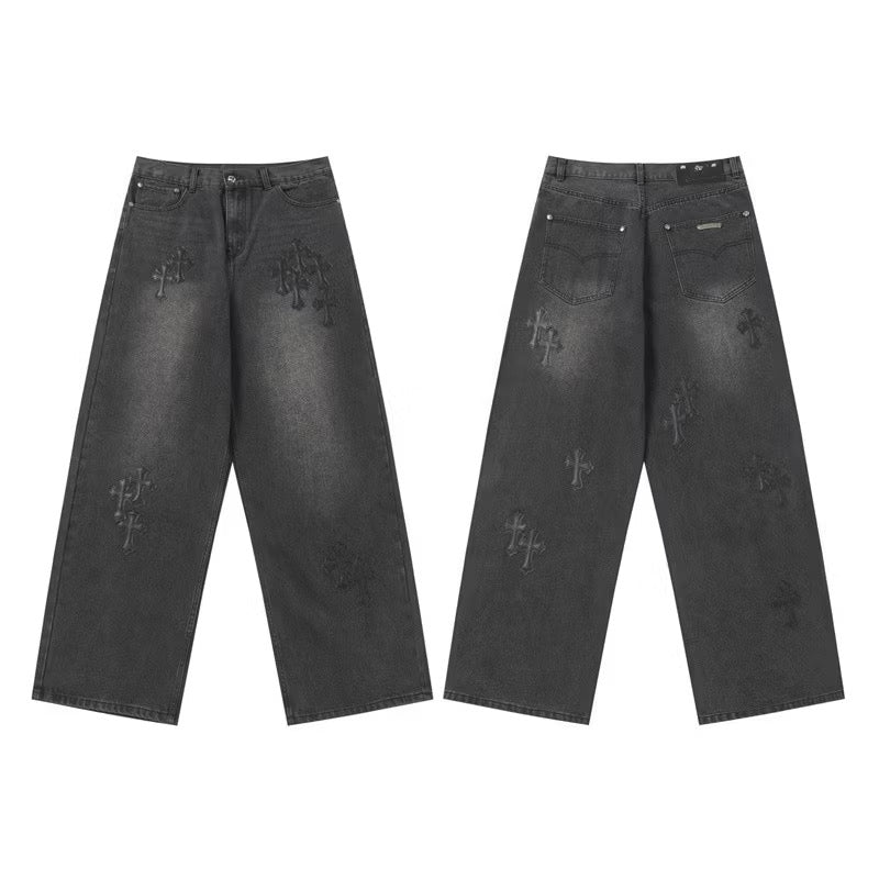 New] Chrome Hearts Cross Pants (Black)