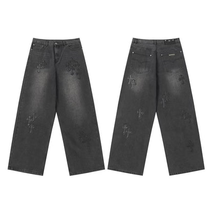 New] Chrome Hearts Cross Pants (Black)