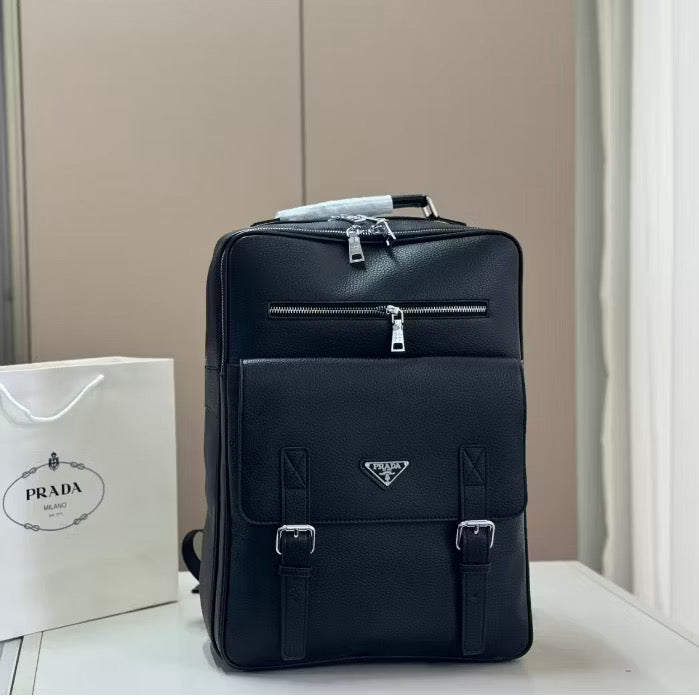 [New] Prada Leather Backpack