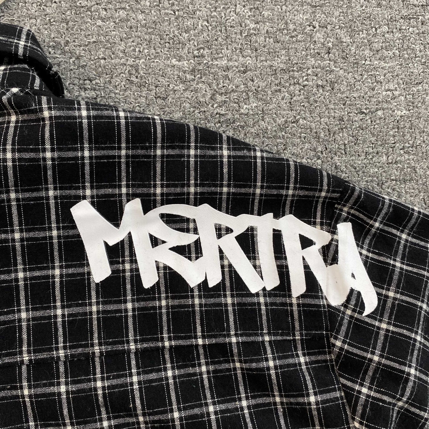[New] Mertra Checkered Boxy Crop Polo