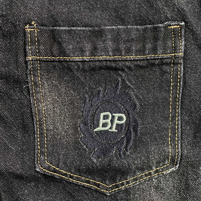 [New] Broken Planet Denim Black Jacket