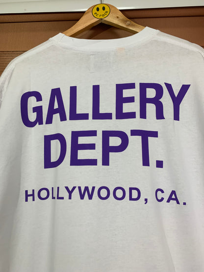 Gallery Dept "Hollywood" Tee (White/Purple)