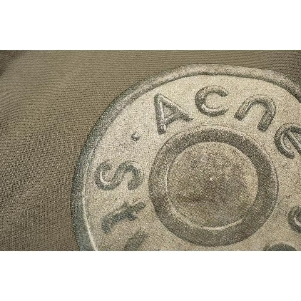 [New] Acne Studios Franziska oversized logo-print distressed Sweatshirt