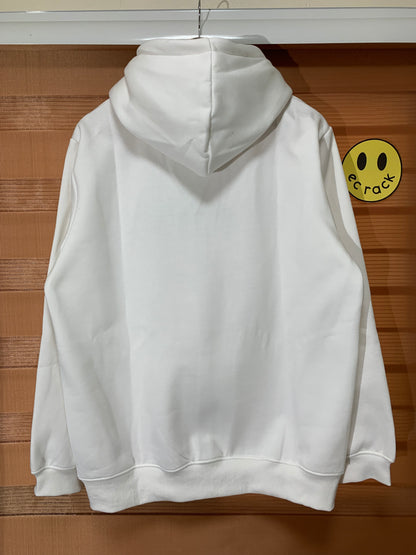 Champion Embroidered Logo Hoodie (White)