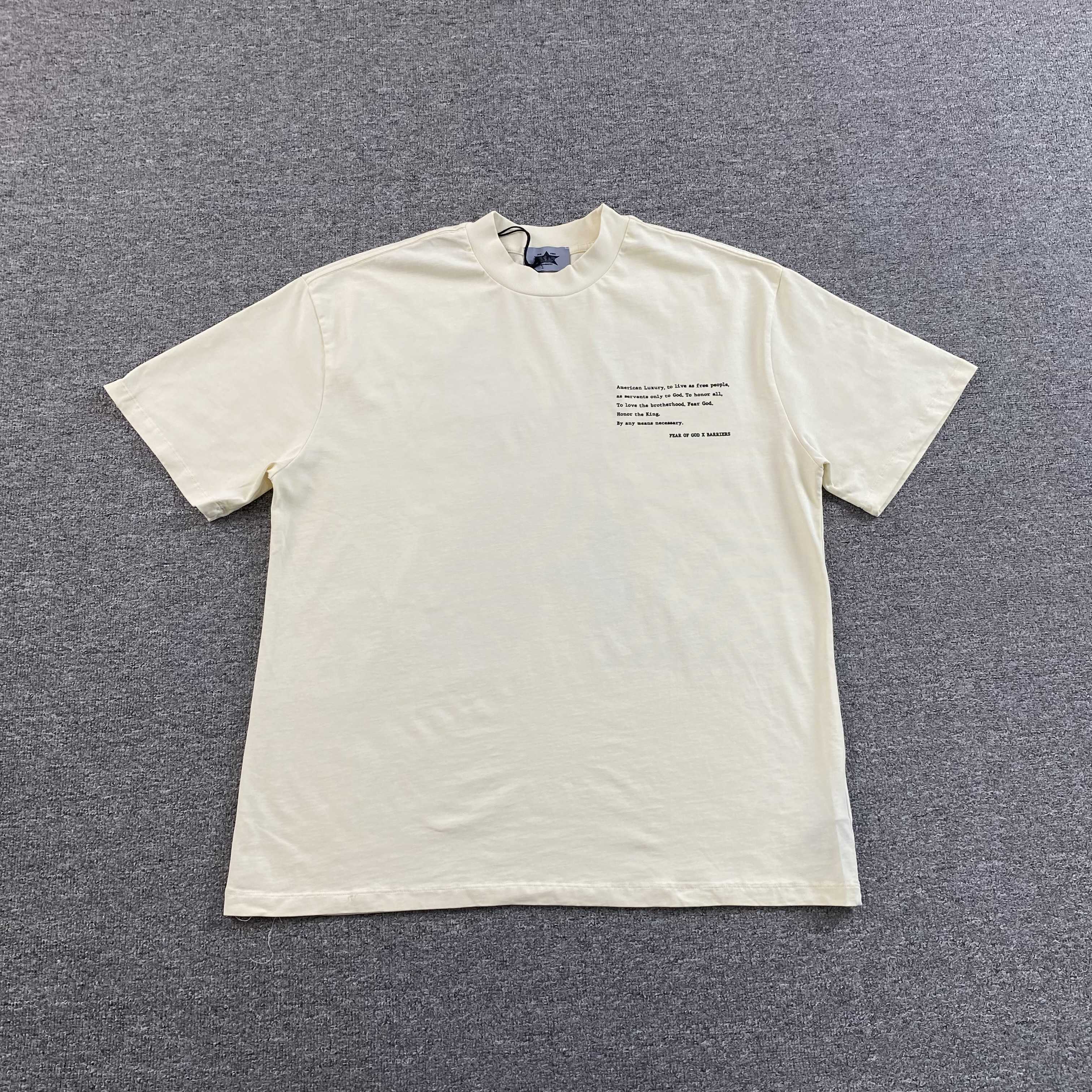 New] Fear of God x Barriers Tee (Cream) – EC RACK