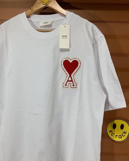 Ami Heart Logo Tee (White)