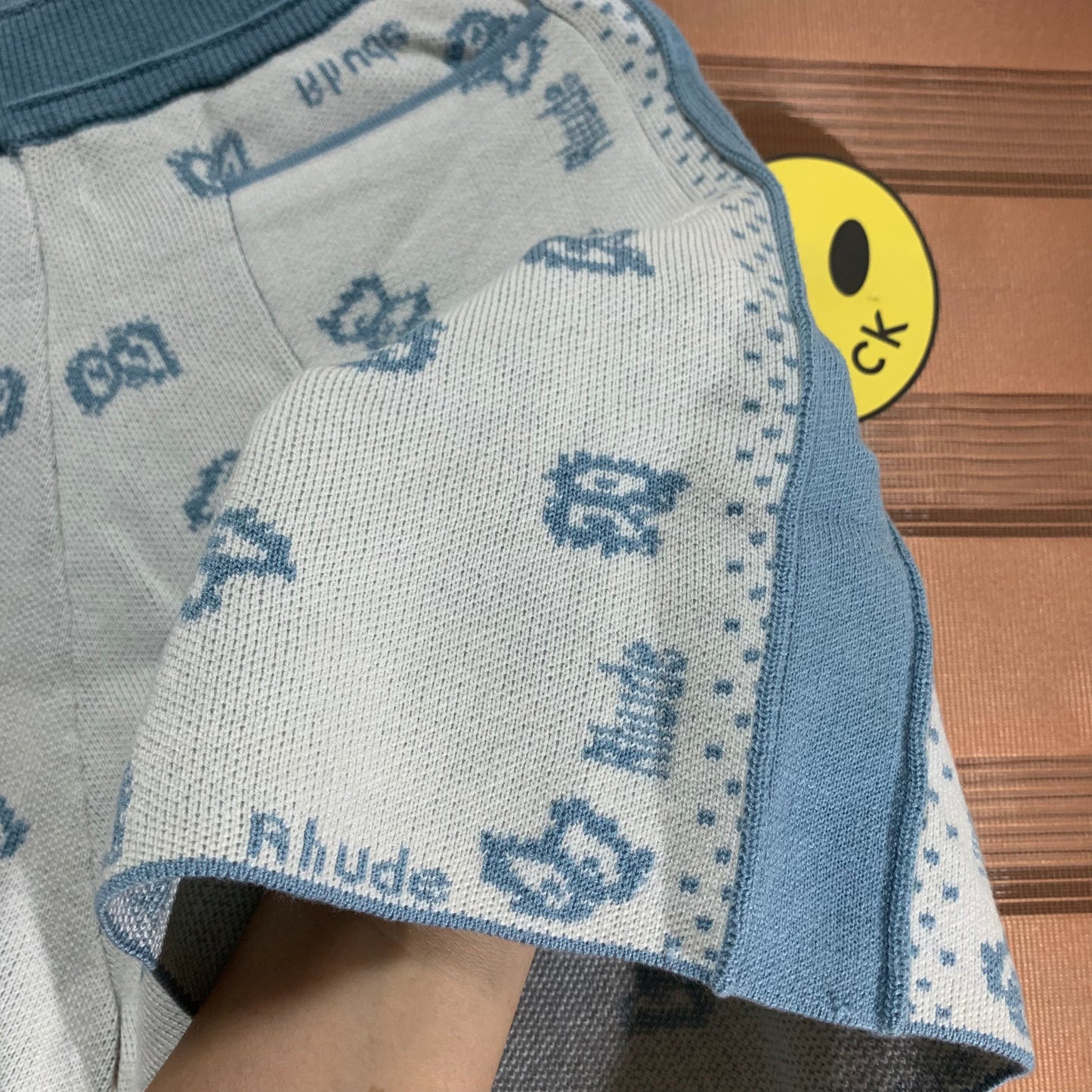 Rhude Knitted Bandana Shorts