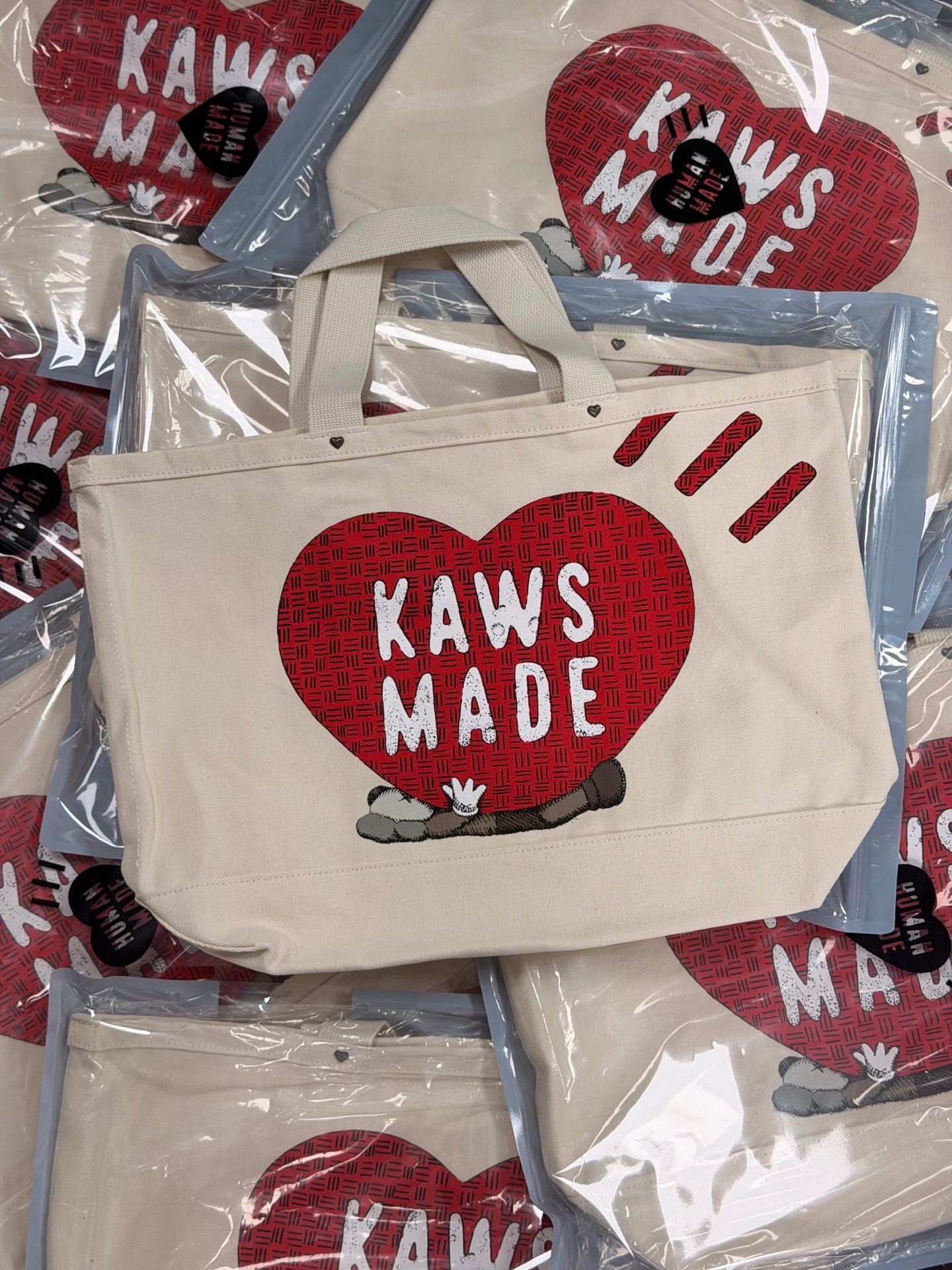 [New] Human Made x Kaws Tote Bag
