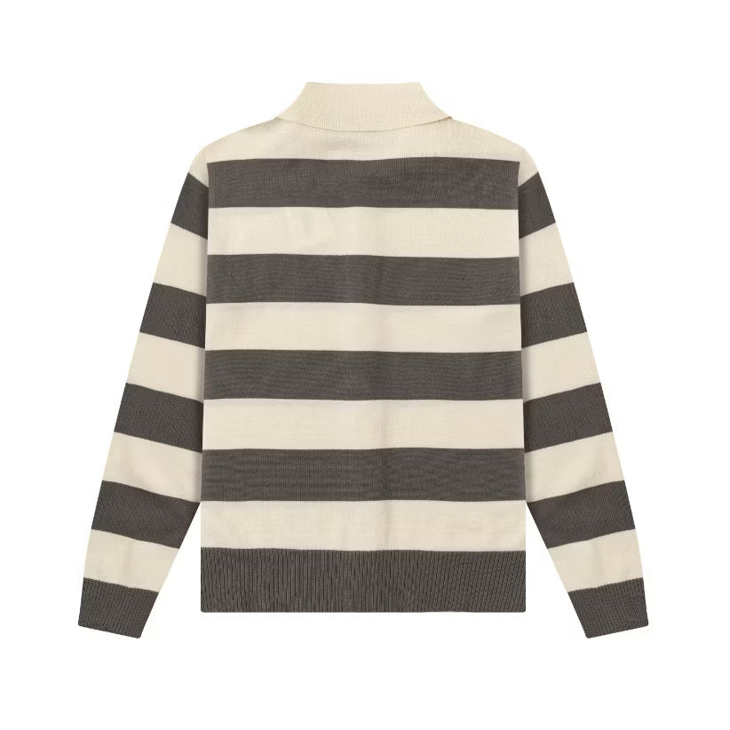 [New] Ami Paris Knitted Stripe Cardigan