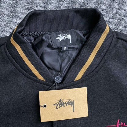 [New] Stussy '40th Anniversary' Varsity Jacket