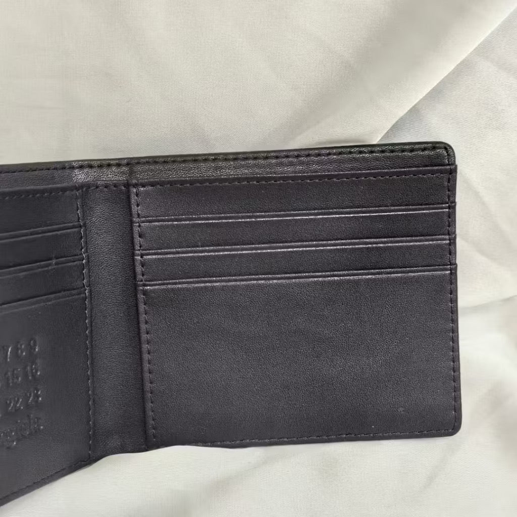 [New] Maison Margiela Four Stitch Half Fold Wallet for Men