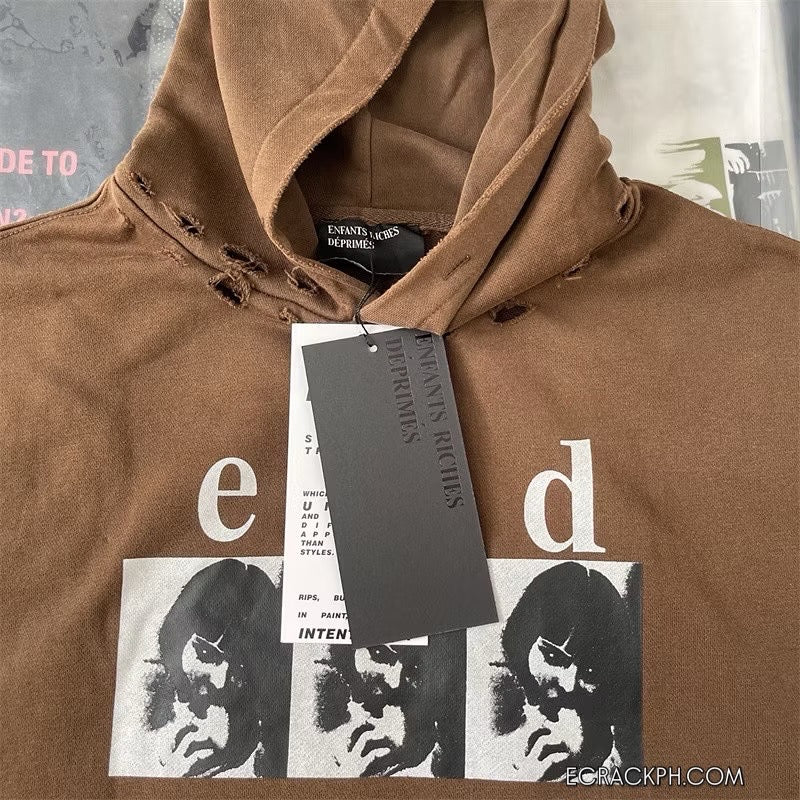 [New] Enfants Riches Deprimes Distressed  ‘Louise’ Hoodie