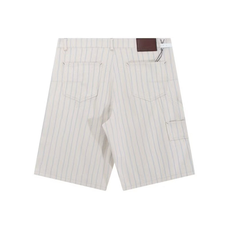 [New] Dior Couture Pinstripe Double Knee Shorts