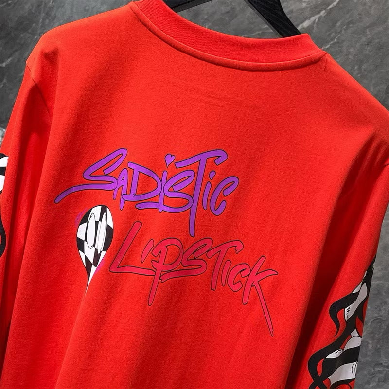 [New] Chrome Hearts 'Lipstick' Longsleeve Tee