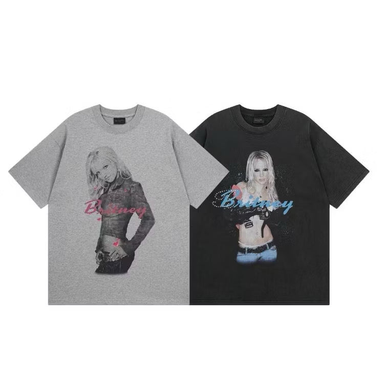 [New] Balenciaga x Britney Oversized Tee