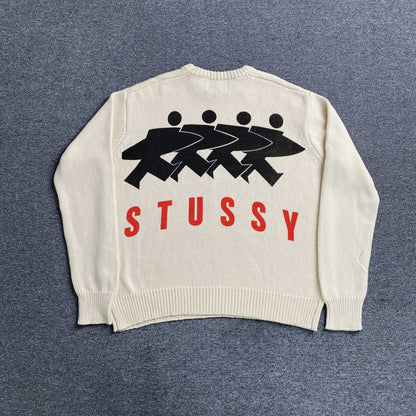 [New] Stussy 'Surfboard' Knit Sweatshirt