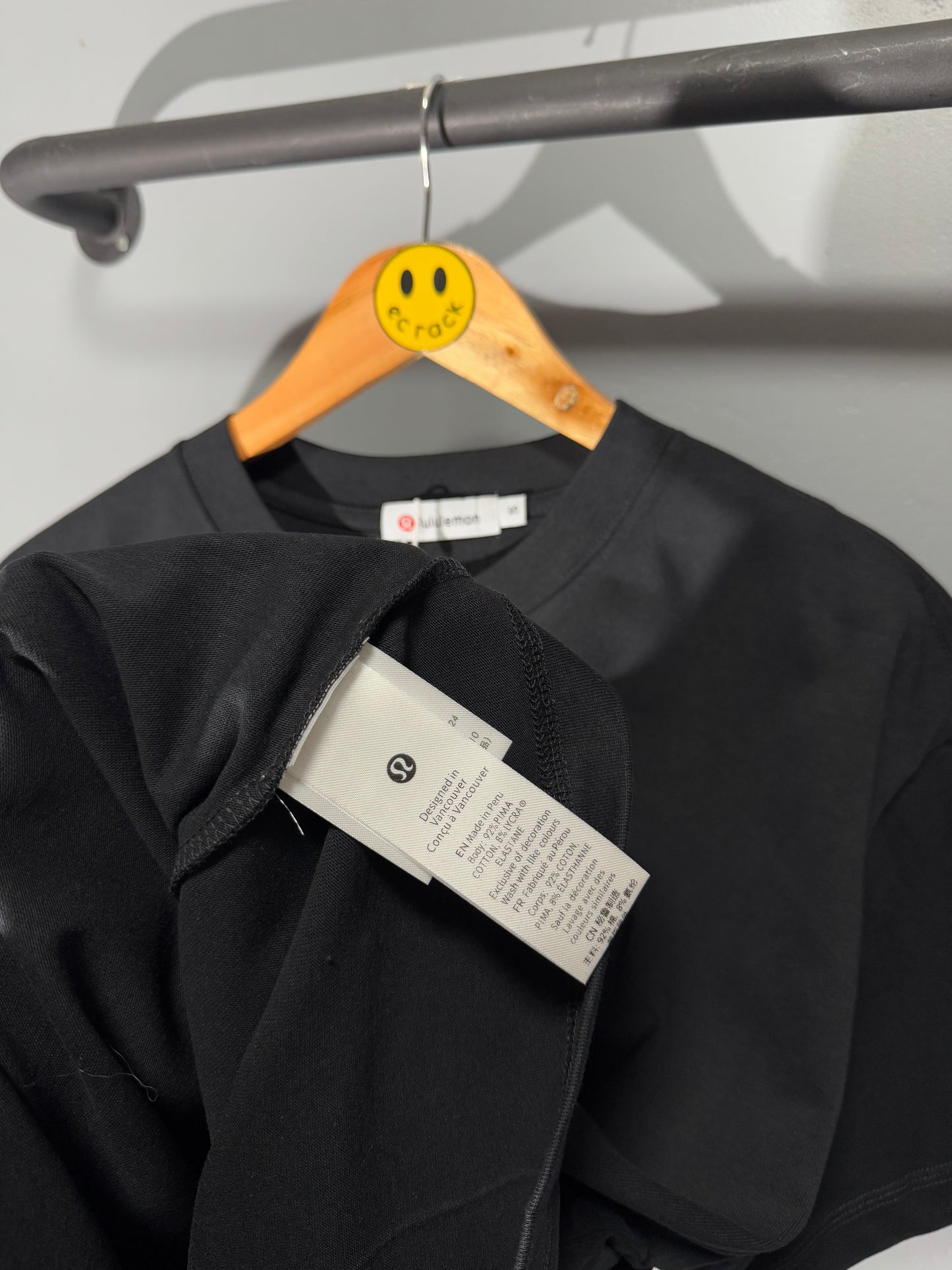 [New] Lululemon Logo Tee (Black)