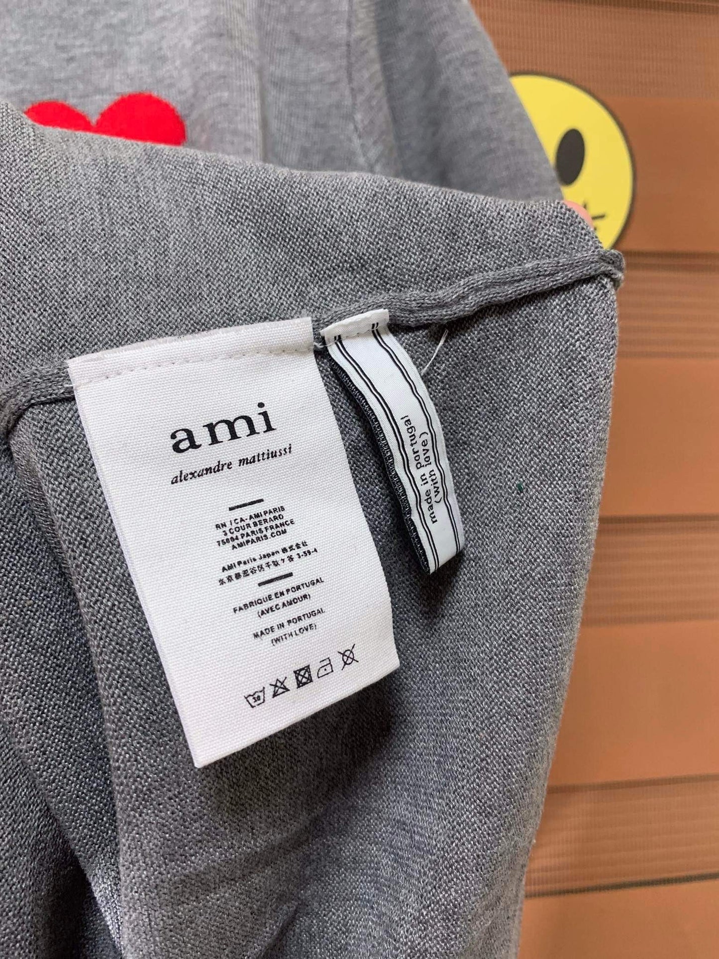 Ami Knitted Tee (Gray)