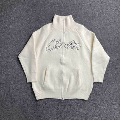 [New] Corteiz Allstarz Zip Up Knit Sweater