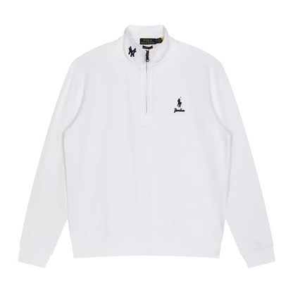 [New] Ralph Lauren x Yankees Quarter Zip Sweater