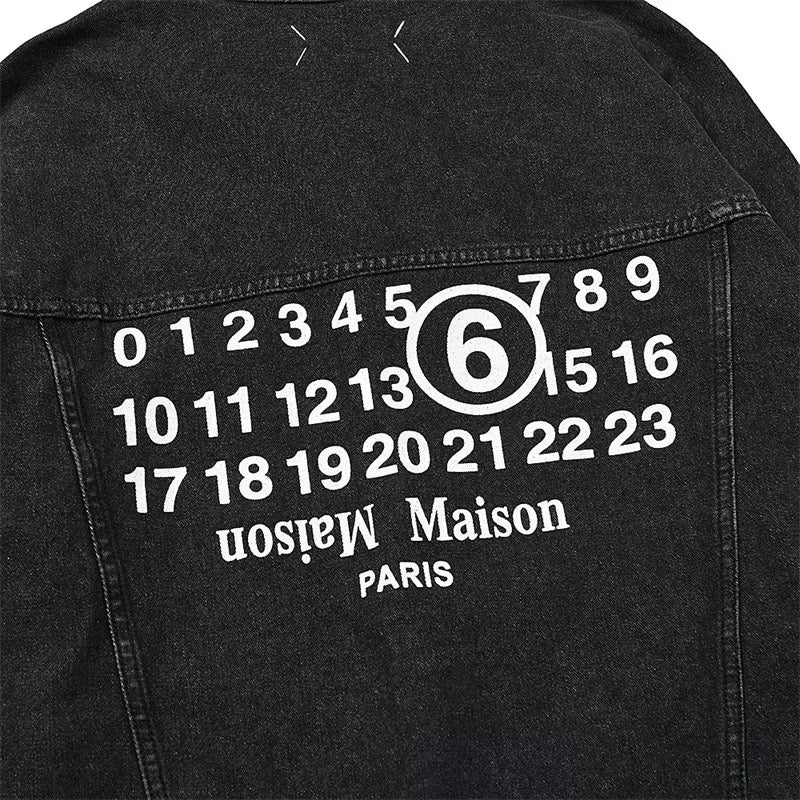 [New] Maison Margiela Black Denim Jacket