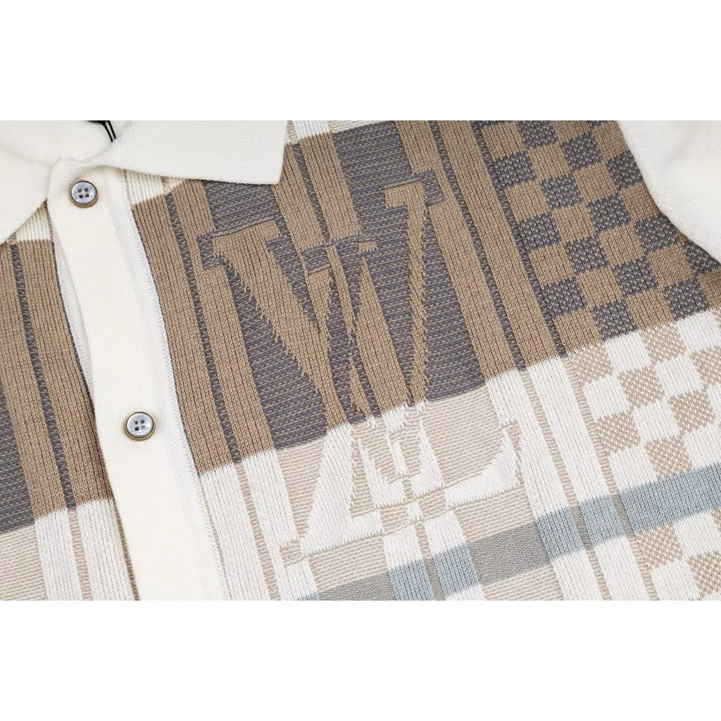 [New] Louis V Jacquard Buttondown Shirt