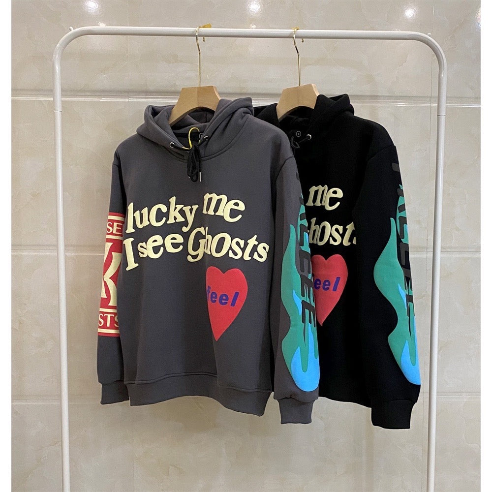 [New] Lucky Me I See Ghosts Hoodie