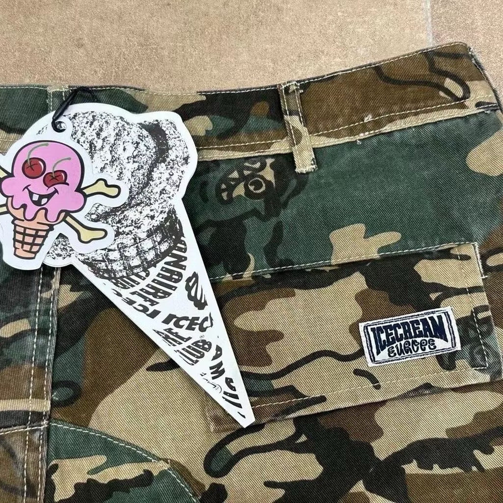 [New] Billionaire Boys Club BBC x IceCream Camou Cargo Pants