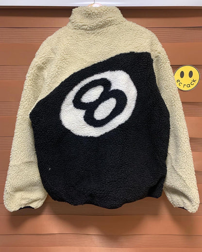 Stus/sy 8 Ball Fleece Reversible Jacket