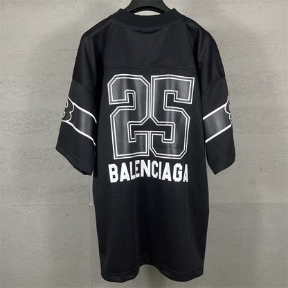 [New] Balenciaga '25' Football Jersey Tee