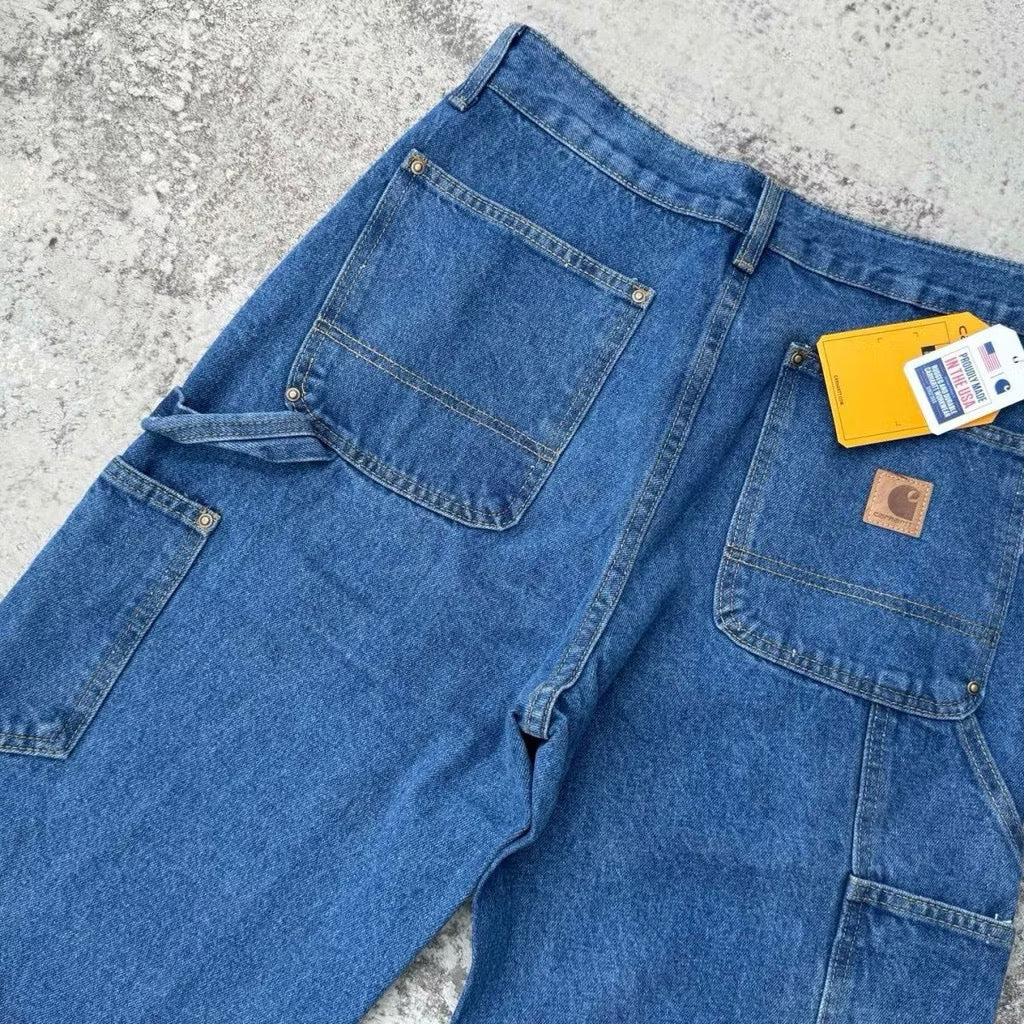 [New] Carhartt Double Knee Denim Carpenter Pants